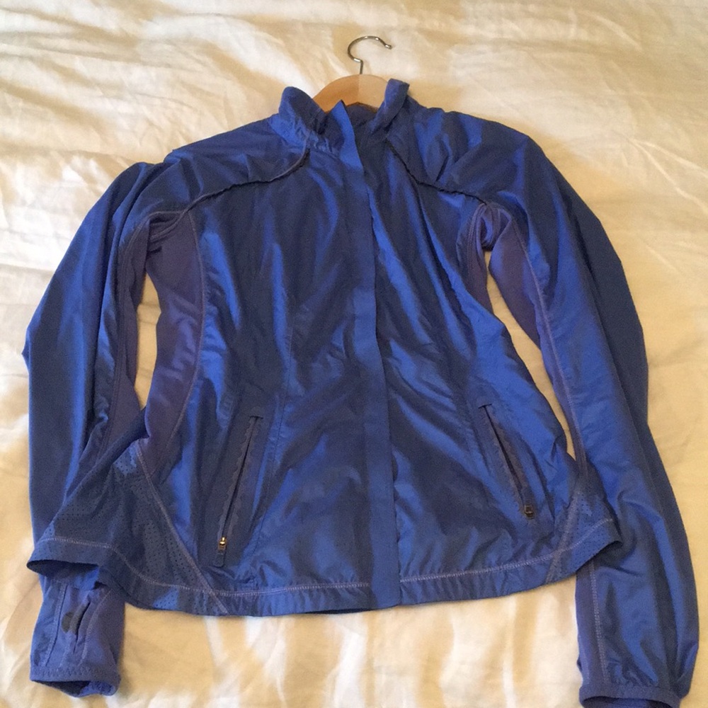 Royal blue running jacket
